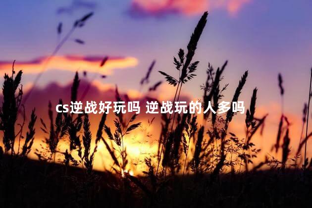 cs逆战好玩吗 逆战玩的人多吗